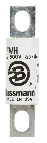 Semiconductor Fuse, Fast Acting, 80 A, FWH-A Series, 500V AC, 500V DC, 3-5/8