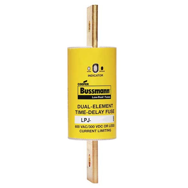 Fuse, Time Delay, 70A, LPJ-I Series, 600V AC, 300V DC, 4-5/8