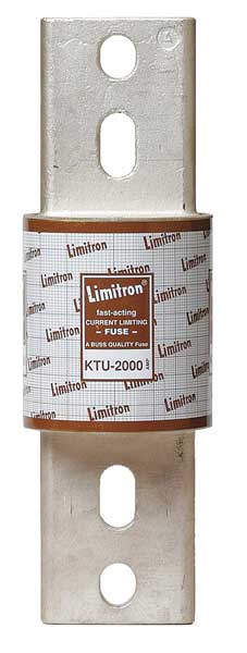 Fuse, Fast Acting, 2,000 A, KTU Series, 600V AC, 340V DC, 10-3/4