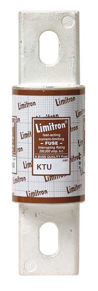 Fuse, Fast Acting, 601 A, KTU Series, 600V AC, 340V DC, 8-5/8