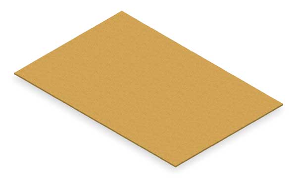 Decking, Particle Board, 72 in W, 48 in D, natural, Unfinished Finish
