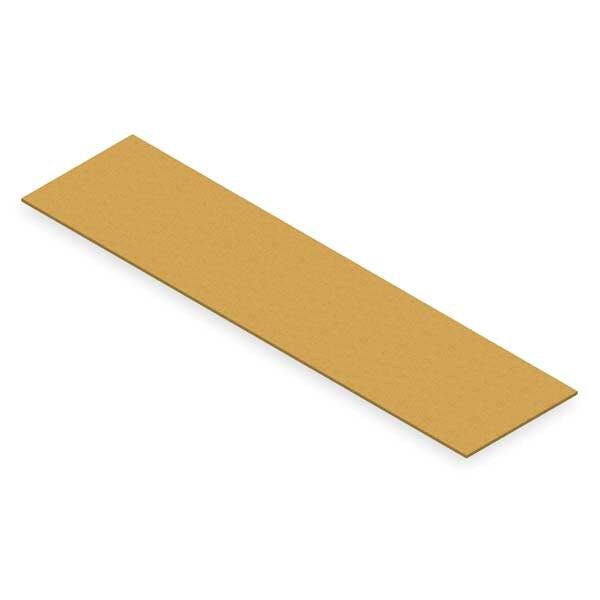 Decking, Particle Board, 96 in W, 24 in D, natural, Unfinished Finish