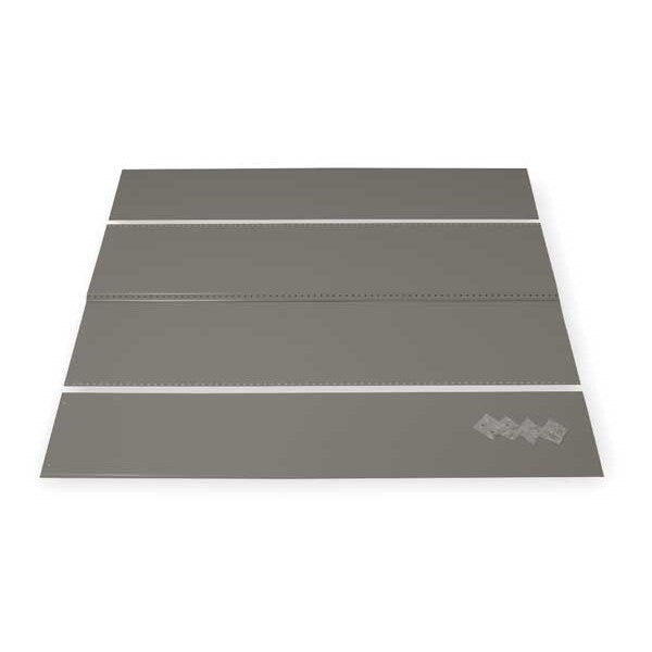 Panel Kit, Gry, 36 In. W, 18 In. D, 85 In. H