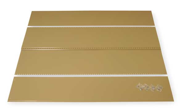 Panel Kit, Tan, 36 In. W, 18 In. D, 85 In. H