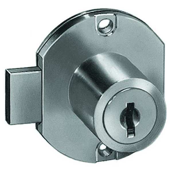 Cabinet and Drawer Dead Bolt Locks, Keyed Alike, C346A Key, For Material Thickness 15/16 in
