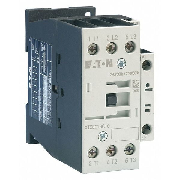 IEC Magnetic Contactor, 3 Poles, 240 V AC, 18 A, Reversing: No