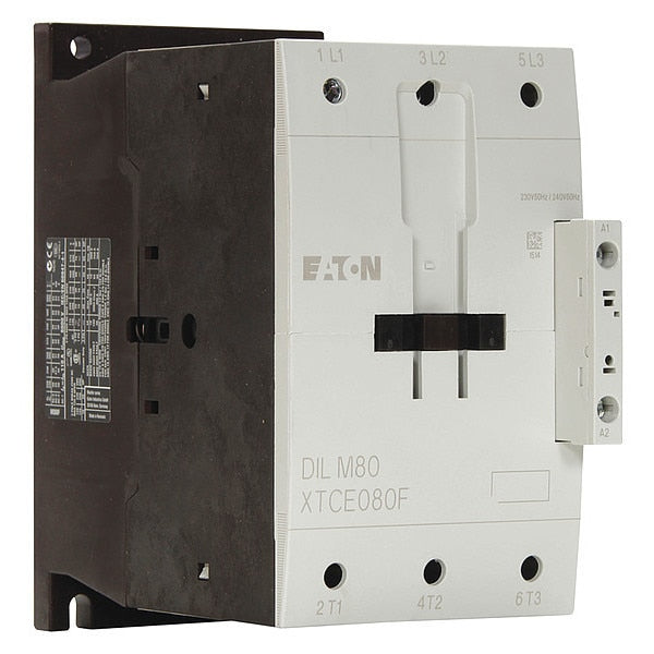IEC Magnetic Contactor, 3 Poles, 24 V AC, 80 A, Reversing: No