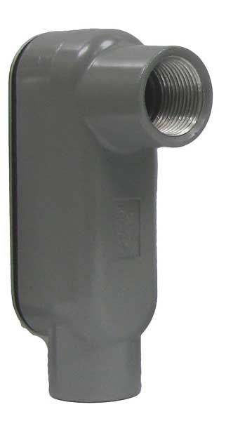 Conduit Outlet Body w/Cover, Aluminum, LB