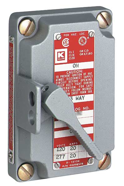 Motor Starter Cover Switch Assy, 20A, 2P