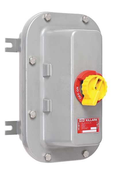 Nonfusible Hazardous Location Safety Switch, 600V, 3PST, 60 A