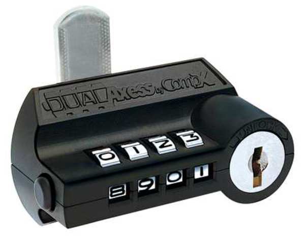 Keyless Combination Cam Locks, Straight For Material Thickness 1 1/8 in