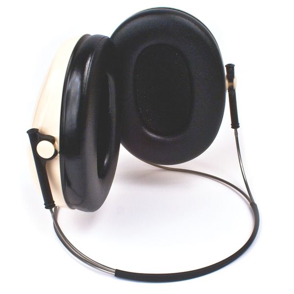 Behind-the-Neck Ear Muffs, 21 dB, Peltor Optime 95, Black/Beige