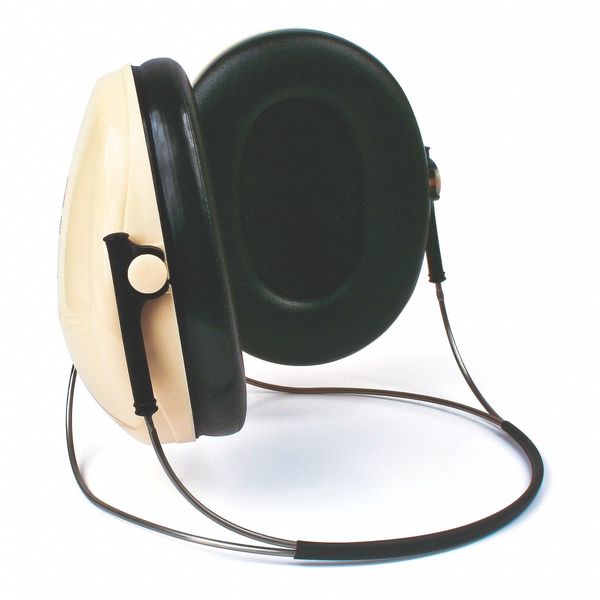 Behind-the-Neck Ear Muffs, 21 dB, Peltor Optime 95, Black/Beige