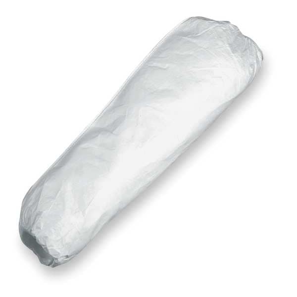 Tyvek Isoclean Disposable Slvs, White, 18 In.L, PK100