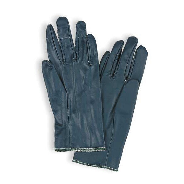 Nitrile Coated Gloves, Full Coverage, Blue, M, PR