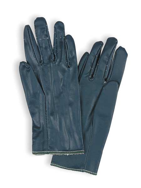 Nitrile Coated Gloves, Full Coverage, Blue, L, PR
