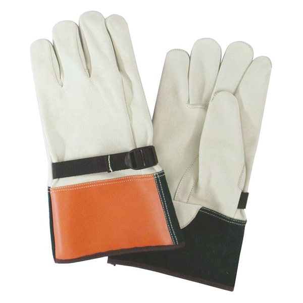 Elec. Glove Protectr, 11, Beige/Org/Grn, PR