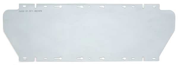 Faceshield Visor, Acetate, Clear, 6x19in