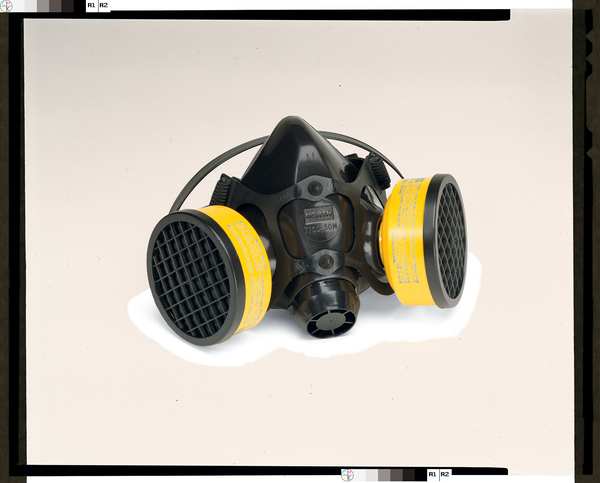 Half Mask Respirator, threaded, NIOSH