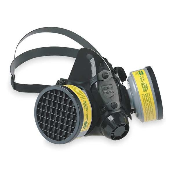 Half Mask Respirator, threaded, NIOSH