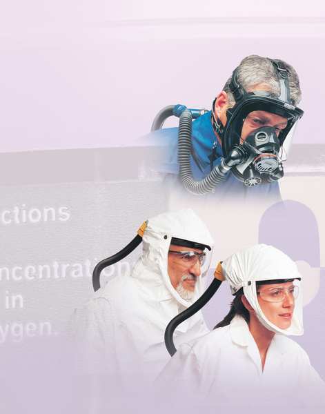 Half Mask Respirator, threaded, NIOSH