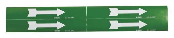 Pipe Markr, Arrow - Single, Gn, 1to2-1/2 In