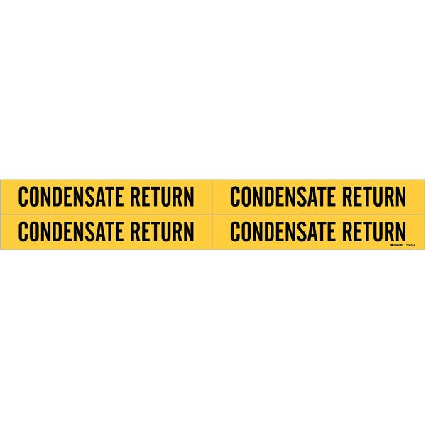 Pipe Mrkr, Condensate Return, 3/4to2-3/8In, 7065-4