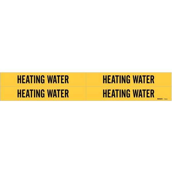 Pipe Markr, Heating Water, Y, 3/4to2-3/8 In