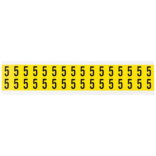 Carded Numbers and Letters, 5, PK32