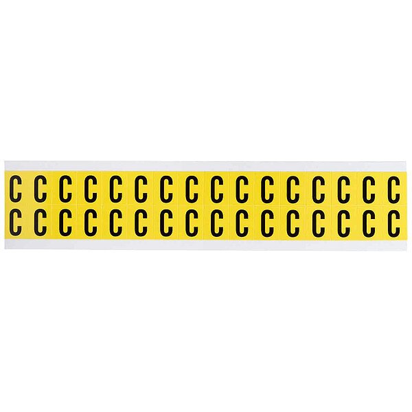 Letter Identification Card, C, PK32