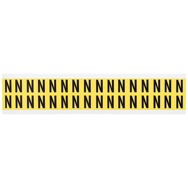 Letter Identification Card, N, PK32