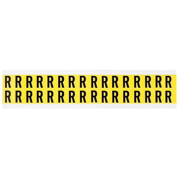 Letter Identification Card, R, PK32