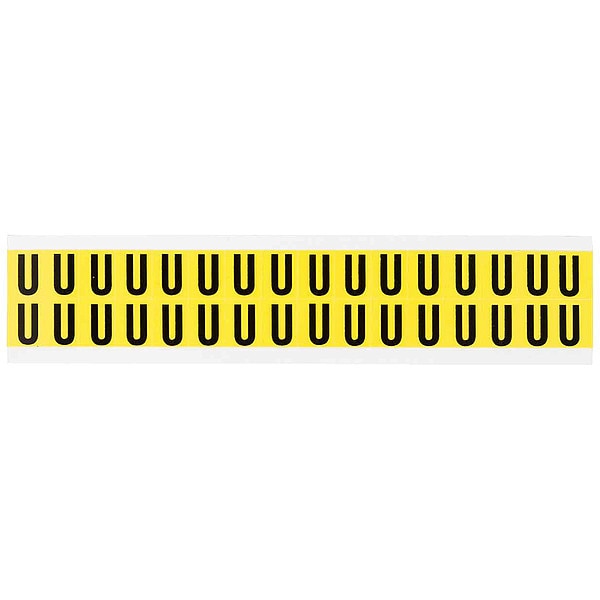 Letter Identification Card, U, PK32