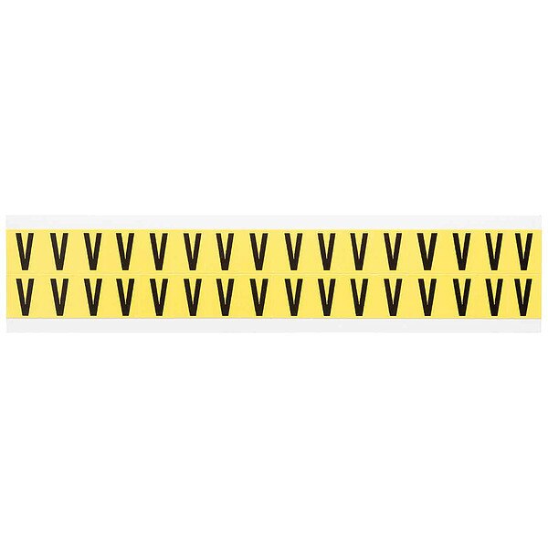Letter Identification Card, V, PK32
