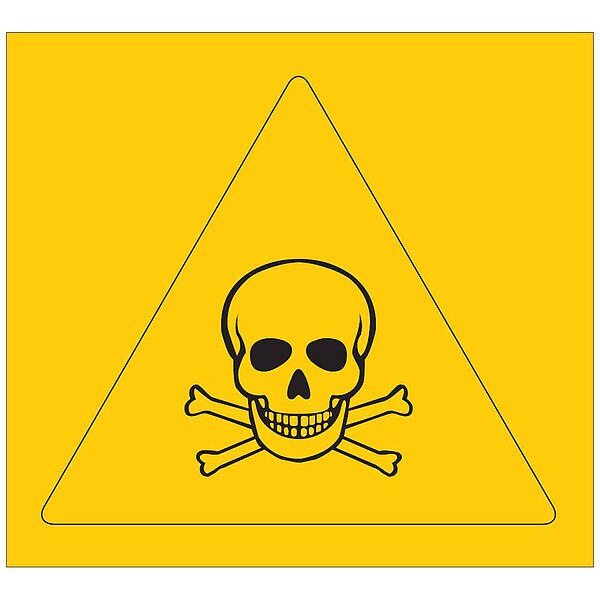 RTK Pictogram Label, 3/4 In. H, PK36