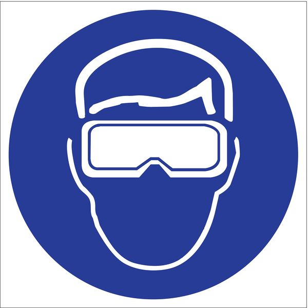 Safety Label, 3/4 In. H, 3/4 In. W, PK36