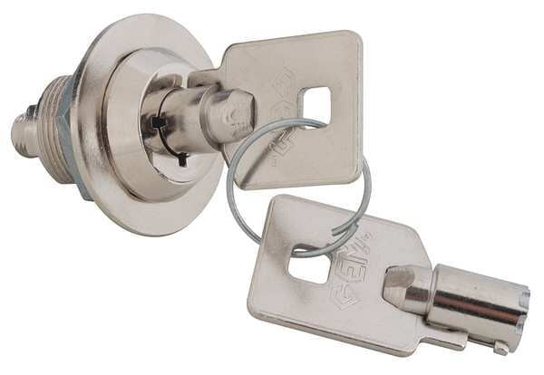 Tubular Pin Tumbler, Keyed Alike, 27379 Key, For Material Thickness 15/64 in