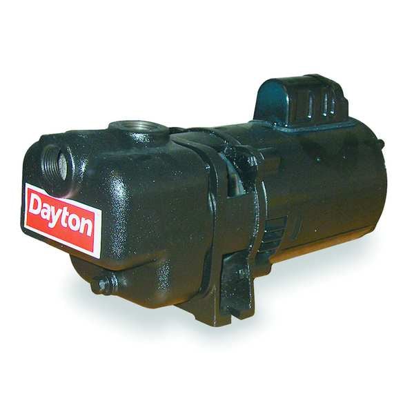 Self Priming Centrifugal Pump, 2 hp, 115/230V AC, 1 Phase, 72 ft Max Head