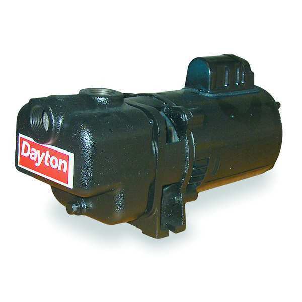 Self Priming Centrifugal Pump, 1 hp, 115/230V AC, 1 Phase, 90 ft Max Head