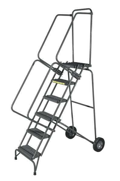 133 in H Steel Wheelbarrow Ladder, 10 Steps