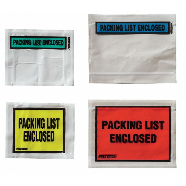 Packing List Envelope, 4-1/2 In, PK1000