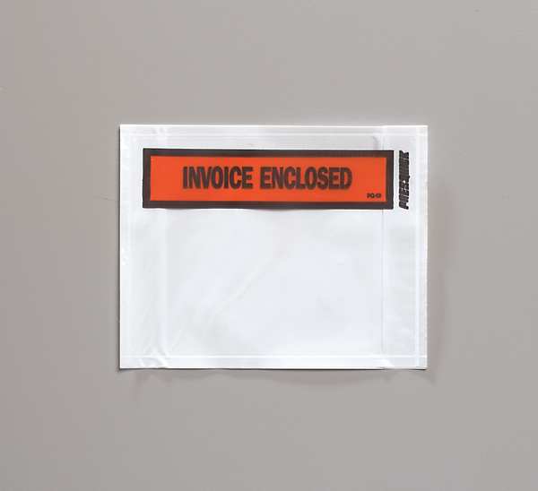 Packing List Envelope, 4-1/2 In, PK1000