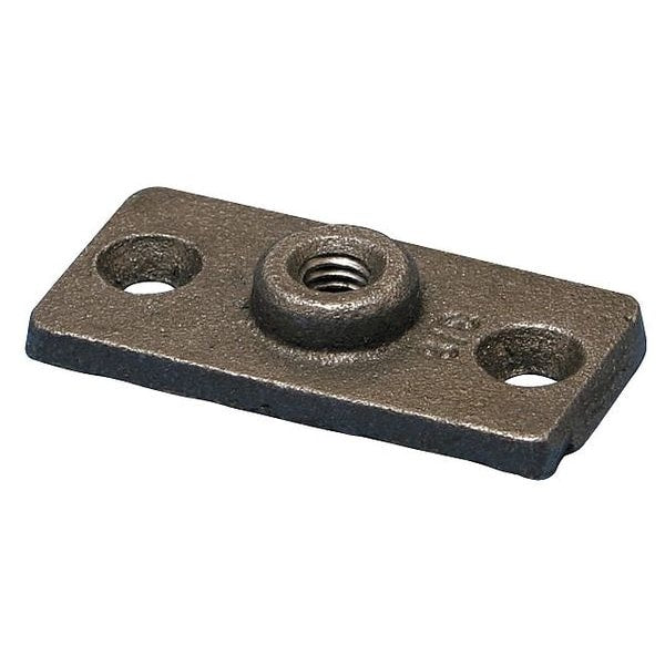 Plate, 3 1/2 In, Malleable Iron