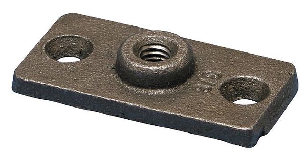 Plate, 3 1/2 In, Electro-Zinc Plated