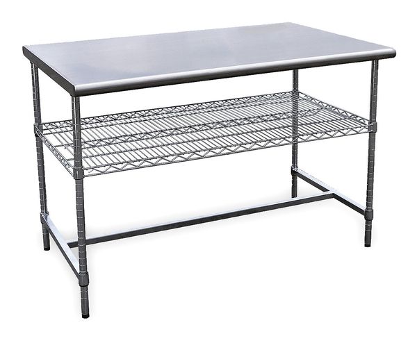 Fixed Work Table, SS, 48