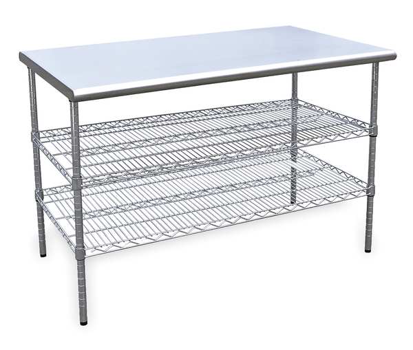 Fixed Work Table, SS, 60
