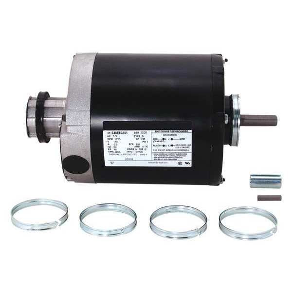Split-Phase Belt Drive Motor, 1/2 HP, 48 Frame, 115V AC Voltage, 1,725 Nameplate RPM