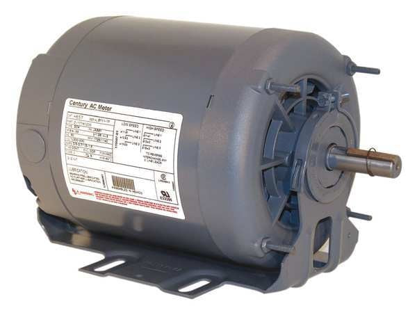 Split-Phase Belt Drive Motor, 1/3, 1/11 HP, 56 Frame, 115V AC Voltage, 1,725/1,140 Nameplate RPM