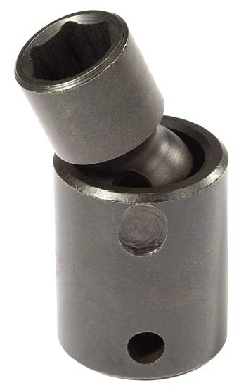 Flex Impact Socket, 3/8 In Dr, 12mm, 6 pt