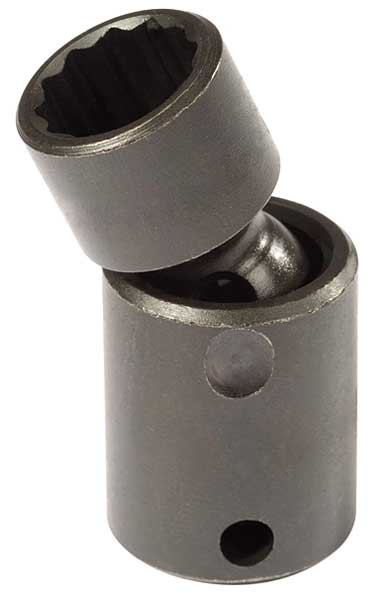 Flex Impact Socket, 3/8 In Dr, 11mm, 12 pt